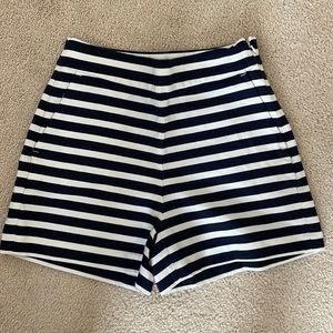 Jcrew striped basket weave short